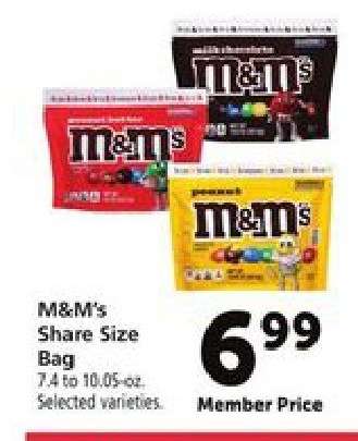 M&M's Share Size Bag