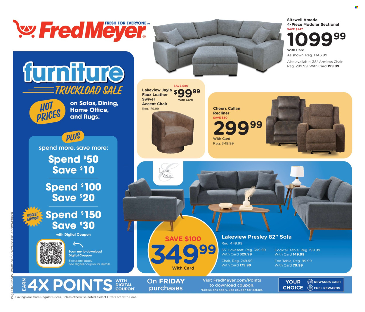 Fred Meyer ad  - 09.02.2026 - 09.08.2026. Page 1