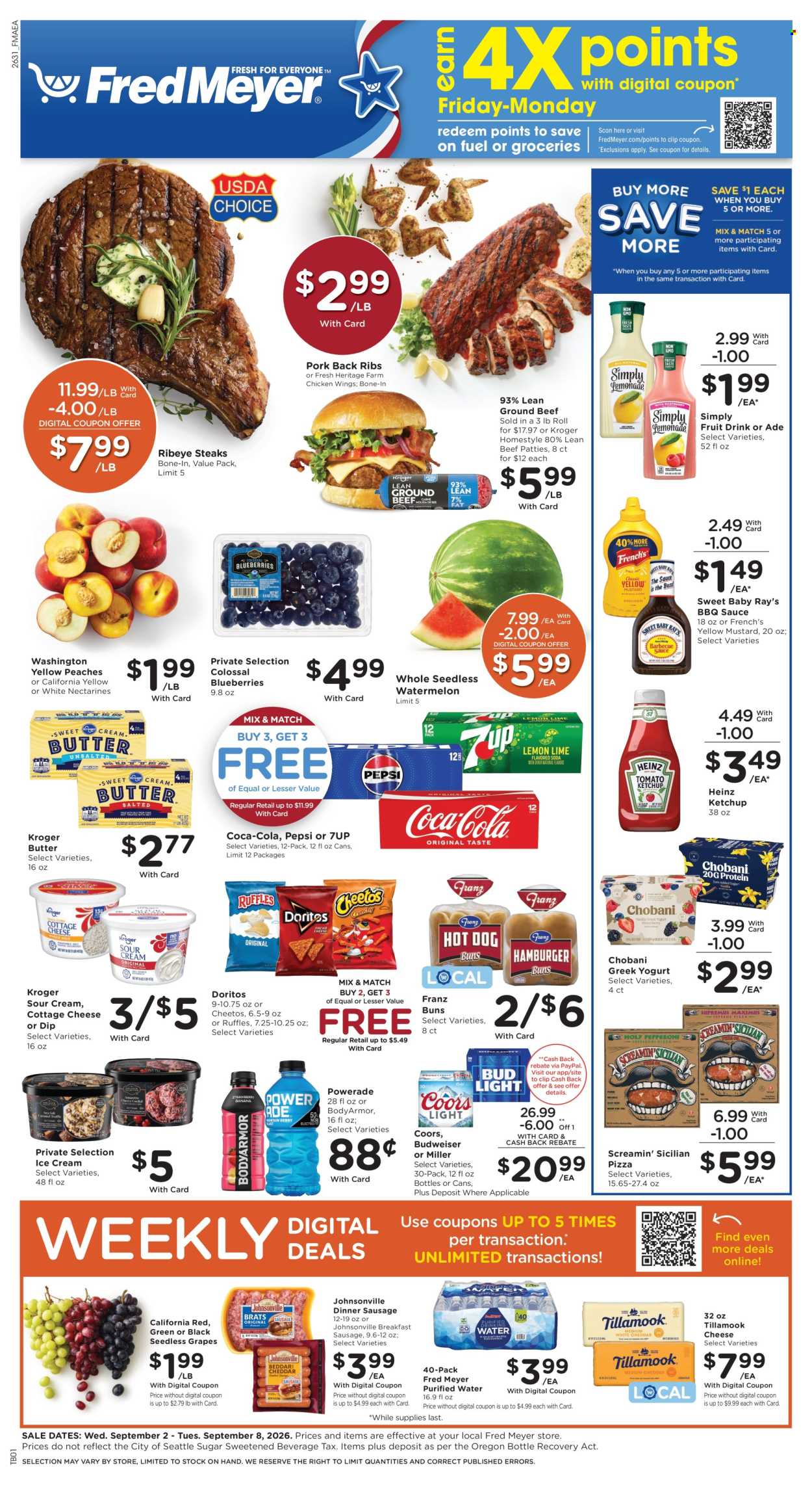 Fred Meyer ad  - 09.02.2026 - 09.08.2026. Page 1