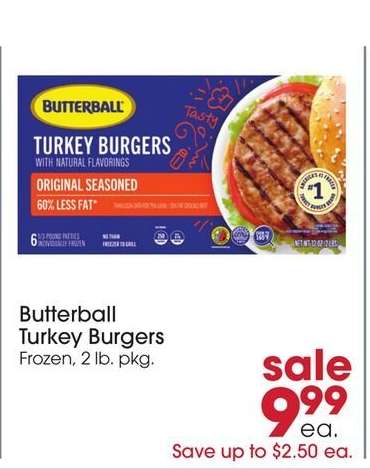 Butterball Turkey Burgers
