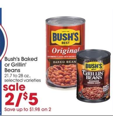 Bush's Baked or Grillin' Beans