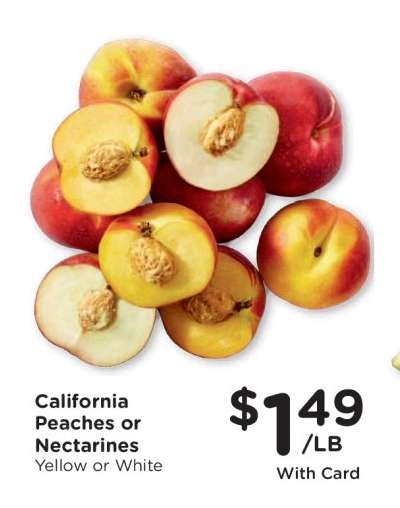 California Peaches or Nectarines