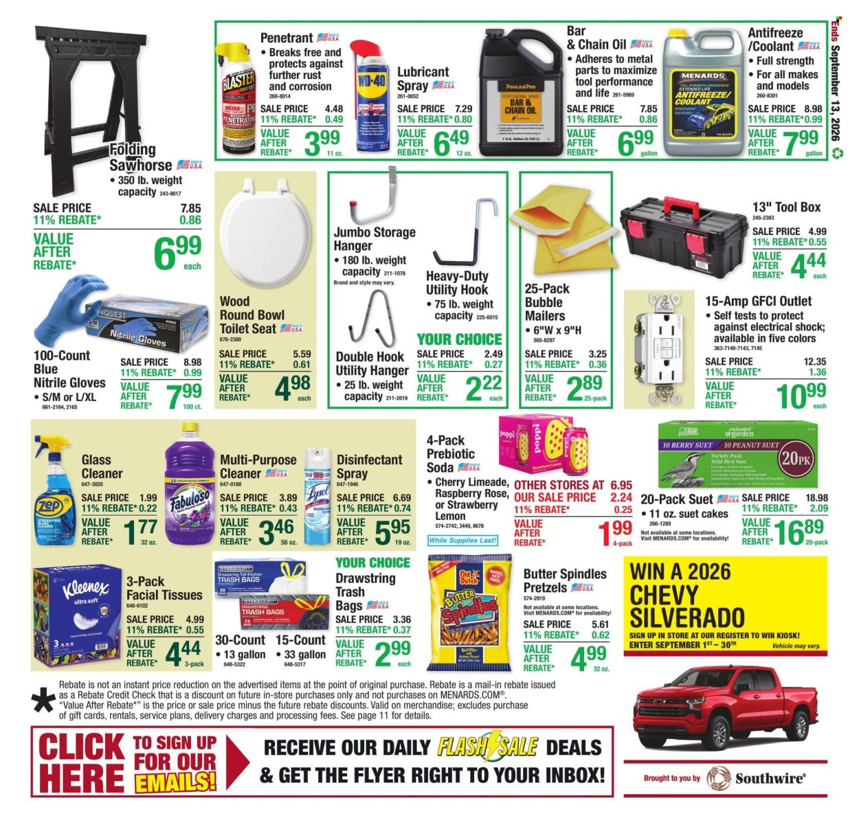 Menards ad  - 09.03.2026 - 09.13.2026. Page 20
