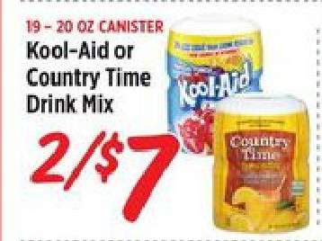 Kool-Aid or Country Time Drink Mix