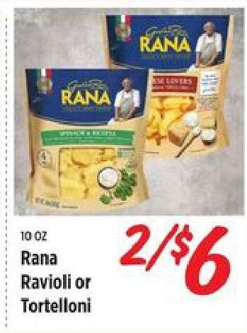 Rana Ravioli or Tortelloni
