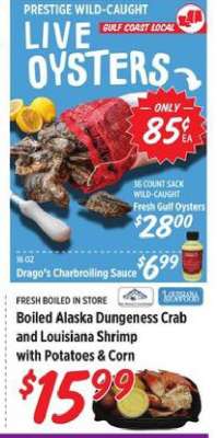 Boiled Alaska Dungeness Crab and Louisiana Shrimp with Potatoes & Corn