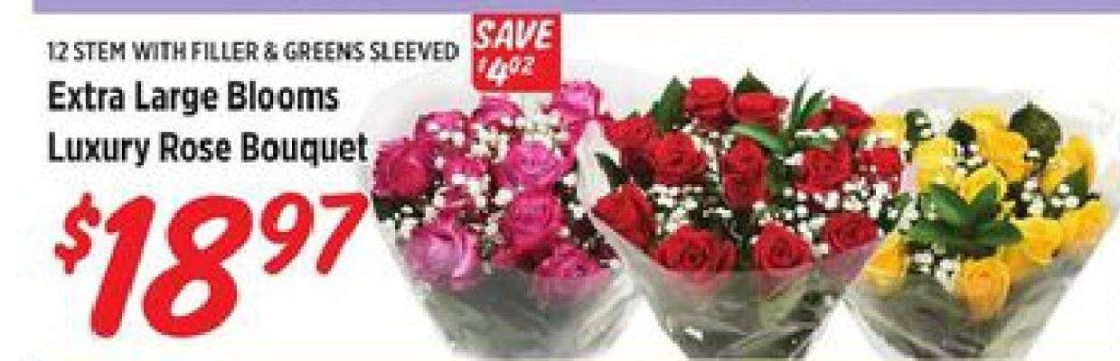 Extra Large Blooms Luxury Rose Bouquet