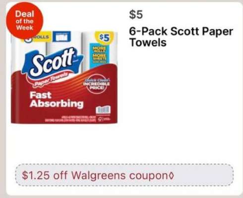 6-Pack Scott Paper Towels