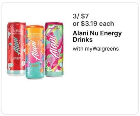 Alani Nu Energy Drinks