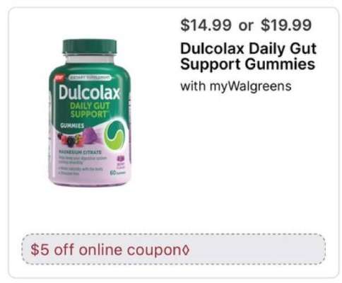 Dulcolax Daily Gut Support Gummies
