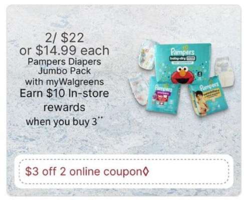 Pampers Diapers Jumbo Pack