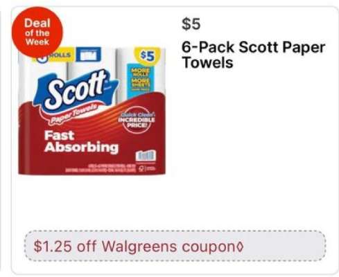 6-Pack Scott Paper Towels