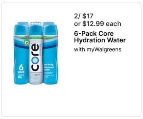 6-Pack Core Hydration Water