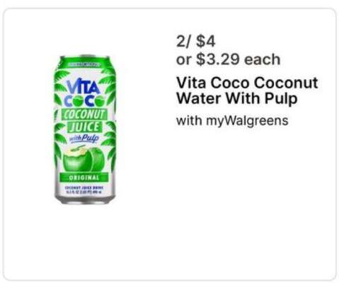 Vita Coco Coconut Water With Pulp
