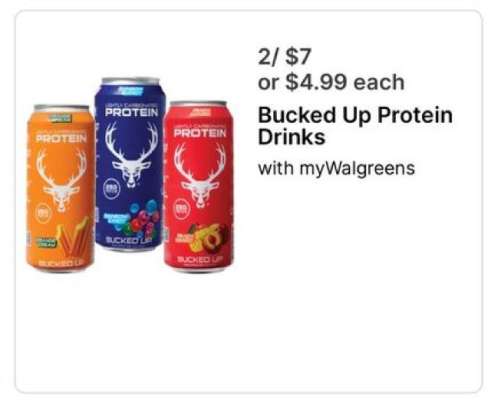 Bucked Up Protein Drinks