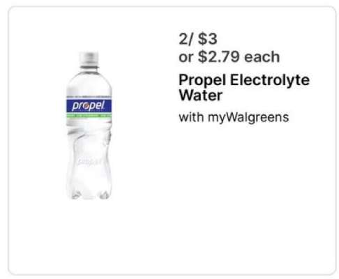Propel Electrolyte Water*