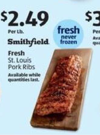 Smithfield Fresh St. Louis Pork Ribs