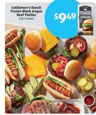 Cattlemen's Ranch Frozen Black Angus Beef Patties