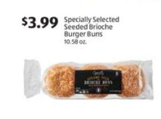 Specially Selected Seeded Brioche Burger Buns