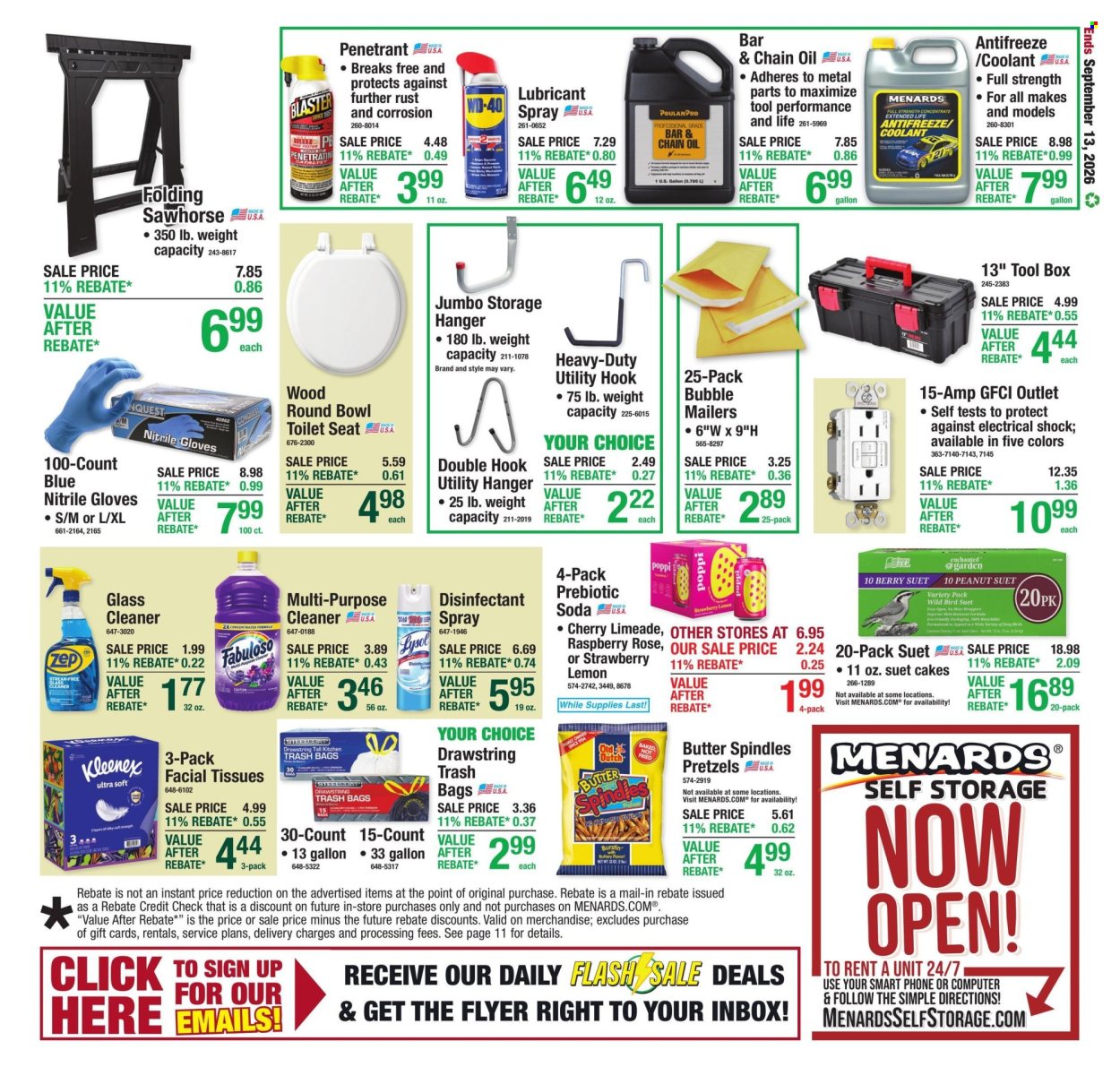 Menards ad  - 09.03.2026 - 09.13.2026. Page 20