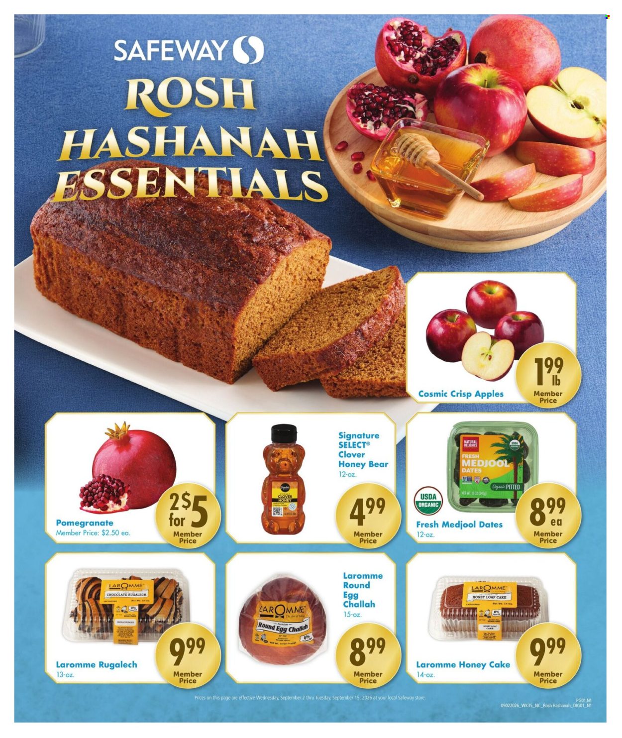 Safeway ad  - 09.02.2026 - 09.15.2026. Page 1