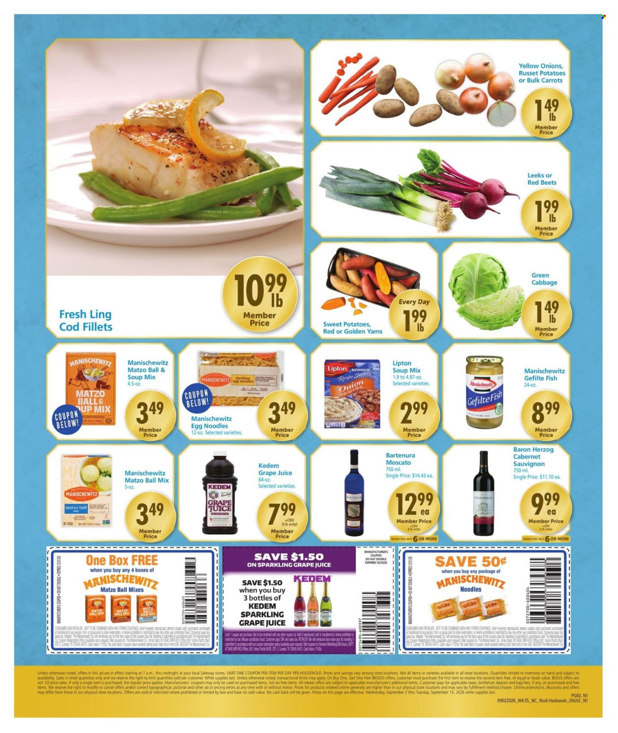 Safeway ad  - 09.02.2026 - 09.15.2026. Page 2