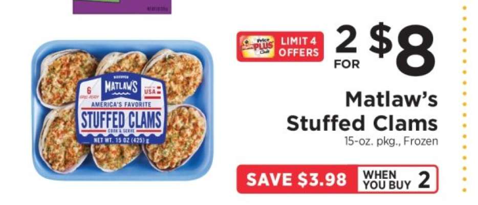 Matlaw's Stuffed Clams