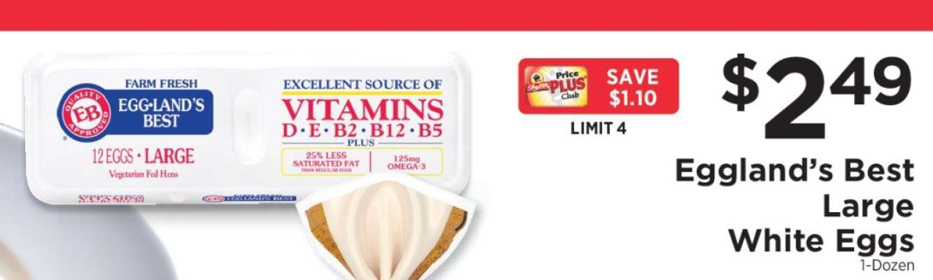 Eggland's Best Large White Eggs