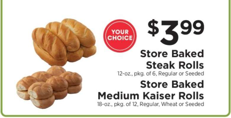 Store Baked Rolls