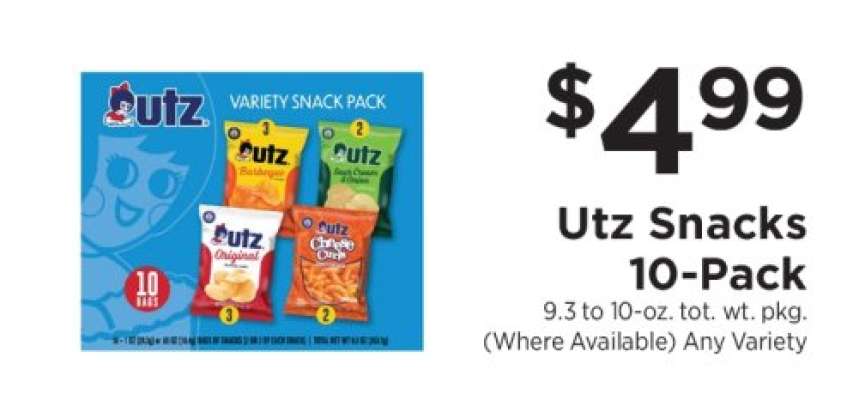 Utz Snacks 10-Pack