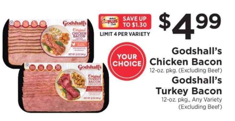 Godshall's Chicken Bacon, Godshall's Turkey Bacon