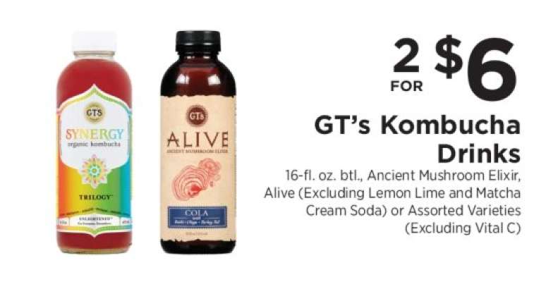GT's Kombucha Drinks