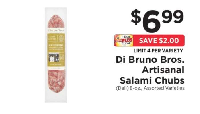 Di Bruno Bros. Artisanal Salami Chubs