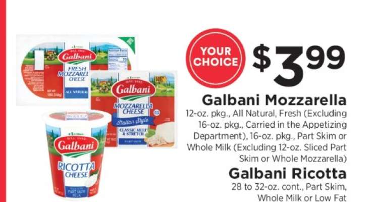 Galbani Mozzarella / Galbani Ricotta