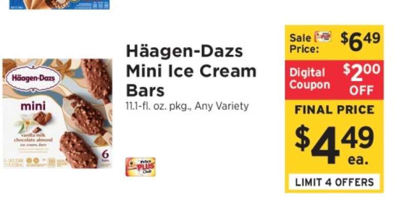 Häagen-Dazs Mini Ice Cream Bars