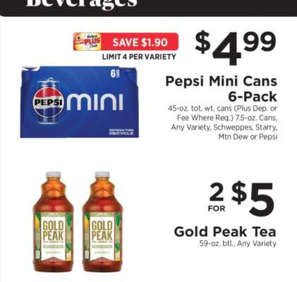 Pepsi Mini Cans 6-Pack