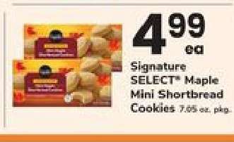 Signature SELECT Maple Mini Shortbread Cookies