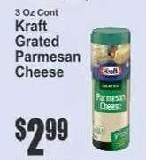 Kraft Grated Parmesan Cheese