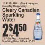 Cleary Canadian Sparkling Water