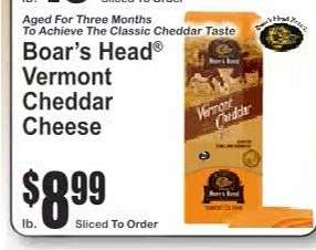 Boar's Head Vermont Cheddar Cheese