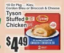 Tyson Stuffed Chicken
