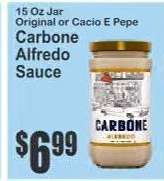Carbone Alfredo Sauce