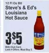 Steve's & Ed's Louisiana Hot Sauce