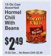 Hormel Chili With Beans