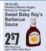 Sweet Baby Ray's Barbecue Sauce