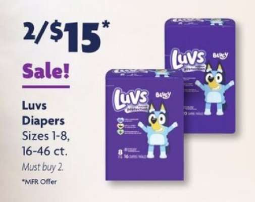 Luvs Diapers*