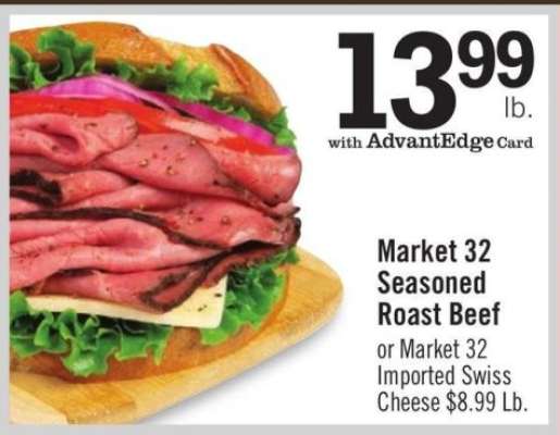 Market 32 Seasoned Roast Beef