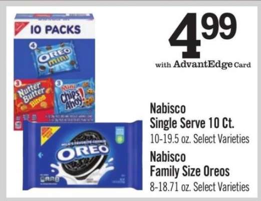 Nabisco Family Size Oreos