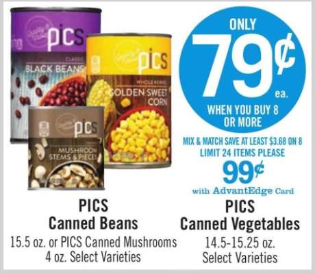 PICS Canned Beans
