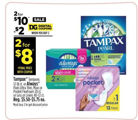 Tampax or Always